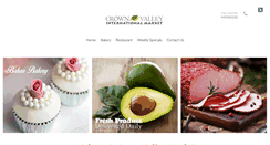 Desktop Screenshot of crownvalleymarket.com